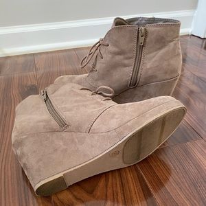 Merona Brown Suede Wedges